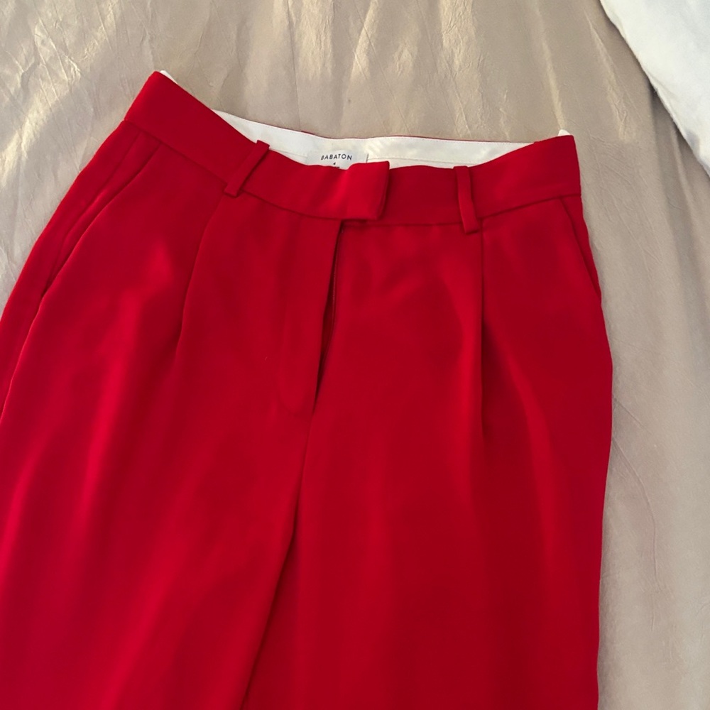 Babaton sadiki red pants